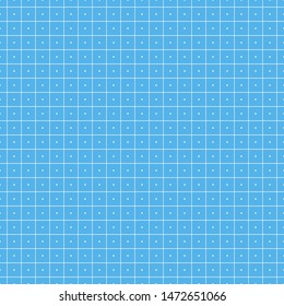 Seamless subtle blue and white square polka dots pattern. Vector eps10