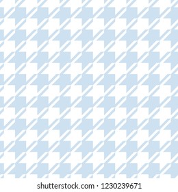 Seamless subtle blue and white vintage textile fashion fabric op art pattern vector