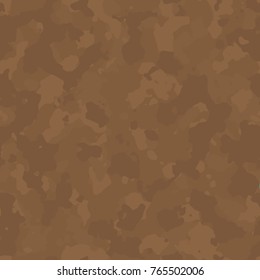 Seamless subtle brown desert camouflage military fashion pattern vector