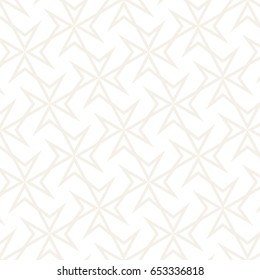 Seamless subtle cross shape lattice pattern. Abstract geometric tiling mosaic. Stylish background design