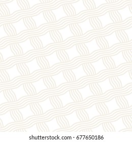 Seamless subtle cross shape lattice pattern. Abstract geometric tiling mosaic. Stylish background design