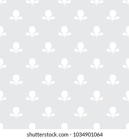 Seamless subtle gray abstract ornate textile geometrical pattern vector