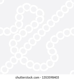 Seamless subtle gray chains pattern vector