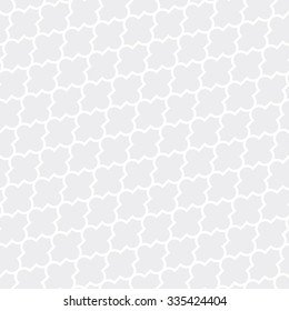 Seamless subtle gray diagonal moroccan islamic pattern vector