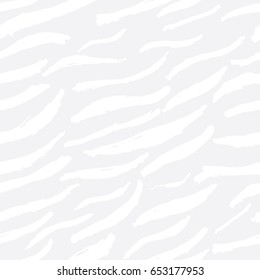 Seamless subtle gray grunge brush strokes similar to tiger stripes pattern vector