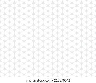 Seamless subtle gray hexagons and circles pattern vector
