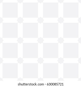 Seamless subtle gray octagonal star and square tiles pattern vector