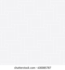 Seamless subtle gray octagonal star tesselation Moroccan pattern vector