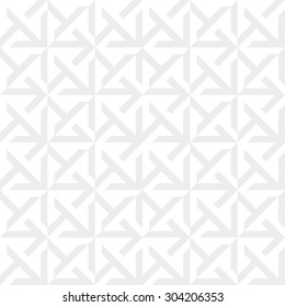 Seamless subtle gray op art diagonal geometric tile embossment illusion pattern vector