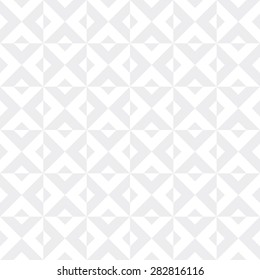 Seamless subtle gray plaid op art squares pattern vector