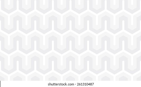 Seamless subtle gray retro isometric futuristic pattern vector