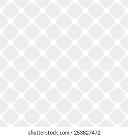 Seamless subtle gray victorian circular pattern vector