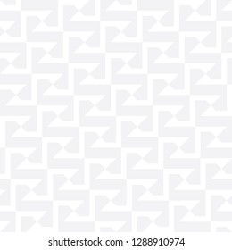 Seamless subtle gray vintage aztec geometric textile pattern vector