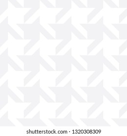 Seamless subtle gray vintage classic glitch houndstooth textile fabric pattern vector
