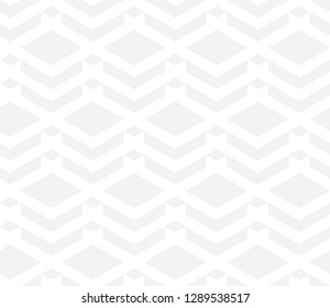 Seamless subtle gray vintage geo op art zig zag chevron textile pattern vector