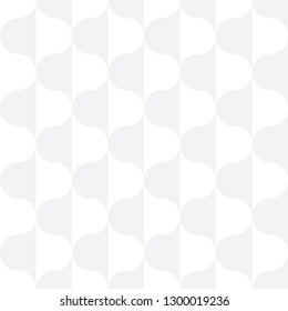 Seamless subtle gray vintage geo op art Moroccan illusion pattern vector