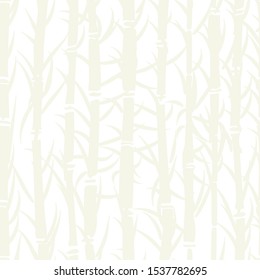 Seamless subtle gray vintage Japanese bamboo sumi textile pattern vector