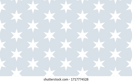 Nahtlose, subtile, grau-vintage magische sechseckige Sterne Stoffmuster Vektorillustration