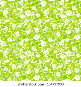 Seamless summer background with  flowers. A vector.