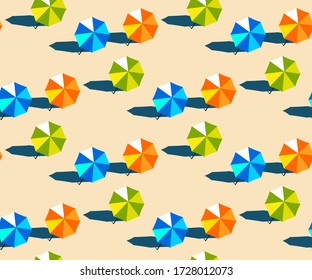 Seamless summer beach pattern. Hello Summer, holiday concept. Pop art. Summer holiday. Vector seamless pattern illustration