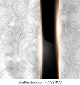 Papel de pared brillante de verano sin foco, fondo vectorial, seda. Blanco.