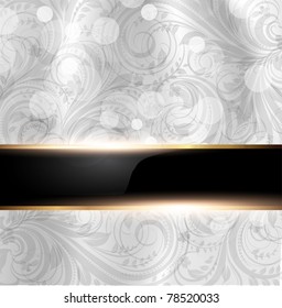 Seamless summer bright wallpaper, vector background, Silk. White. eps 10