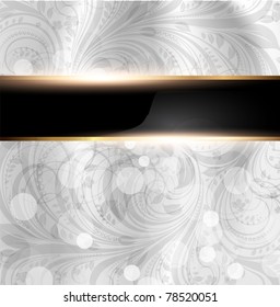 Papel de pared brillante de verano sin foco, fondo vectorial, seda. Blanco. Pasos 10
