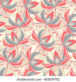 Seamless summer palm background pattern. Decorative backdrop for fabric, textile, wrapping paper, card, invitation, wallpaper, web design.