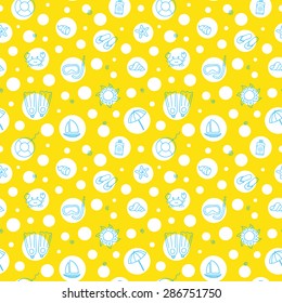 Seamless summer pattern.