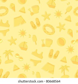 seamless summer pattern