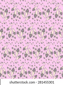 Seamless summer pattern of colorful ice cream cones. vintage background