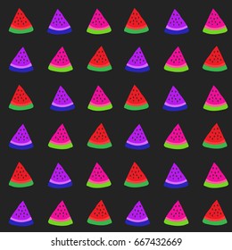 Seamless summer pattern. Stylish pop art design.