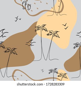 seamless summer pattern for textile and fabric. And you can use this as wallpaper for your phone or laptop
