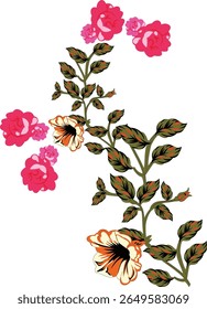 Seamless summer pattern with watercolor flowers handmade
See less