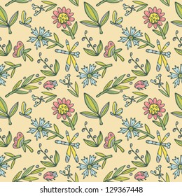 Seamless summer texture