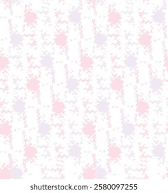 Seamless summer Texture geometric cross dots pattern in pastel design. for mosaic, wallpapers, textiles..,