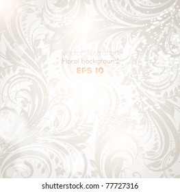 Seamless summer wallpaper, vector background for design. eps 10. Free place for text.