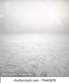 Seamless summer wallpaper, vector background for design. Free place for text.