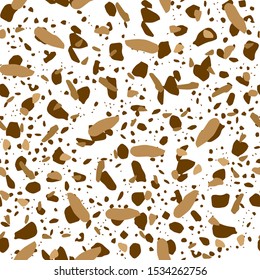 Seamless surface design. Classic teraazzo, great design for any purposes. Marble surface background. Vector granite texture background. Home kitchen interior. Colorful abstract background.