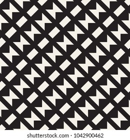 Seamless surface geometric design. Repeating tiles ornament background. Vector symmetric shapes pattern
