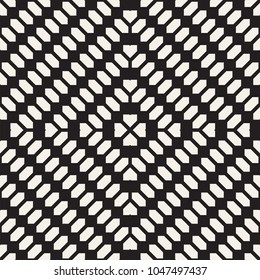 Seamless surface geometric design. Repeating tiles ornament background. Vector symmetric shapes pattern