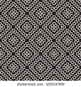 Seamless surface geometric design. Repeating tiles ornament background. Vector symmetric shapes pattern