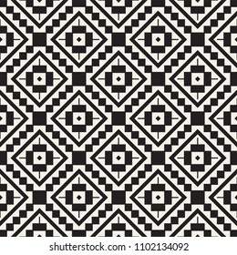 Seamless surface geometric design. Repeating tiles ornament background. Vector symmetric shapes pattern