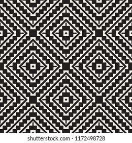 Seamless surface geometric design. Repeating tiles ornament background. Vector symmetric shapes pattern