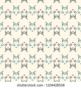 Seamless surface pattern with arrow fletching. Repeated chevrons wallpaper. Tribal and ethnic motif. Native americans ornamental abstract background. Boho chic digital paper, textile print. Vector art