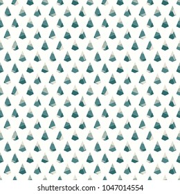 Seamless surface pattern with cracked stones. Repeated mini triangles abstract wallpaper. Ruined kite shapes motif. Modern print with geometric figures. Digital paper, textile print, page fill. Vector