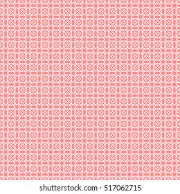 Seamless surface pattern with crossing figures. Symmetric abstract background. Openwork shelves ornament wallpaper. Floral lacy motif. Digital paper for web design, page fills. Vector art illustration