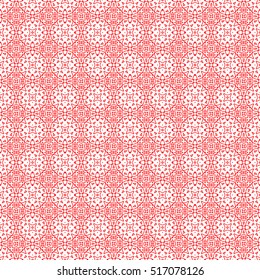 Seamless surface pattern with crossing figures. Symmetric abstract background. Openwork shelves ornament wallpaper. Floral lacy motif. Digital paper for web design, page fills. Vector art illustration