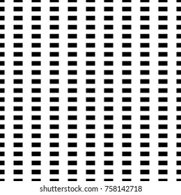 Seamless surface pattern design with blocks. Dashes background. Rectangle slabs image. Repeated strokes ornament. Mosaic motif. Dashed wallpaper. Digital paper with bars. Grid illustration. Vector art