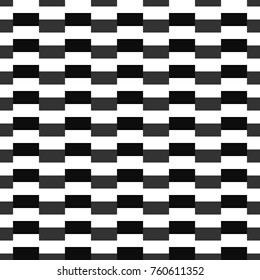 Seamless surface pattern design with blocks. Jagged bars. Rectangle slabs lines vector. Repeated stones ornament background. Mosaic motif. Tiles wallpaper. Digital paper for textile print. Vector art.